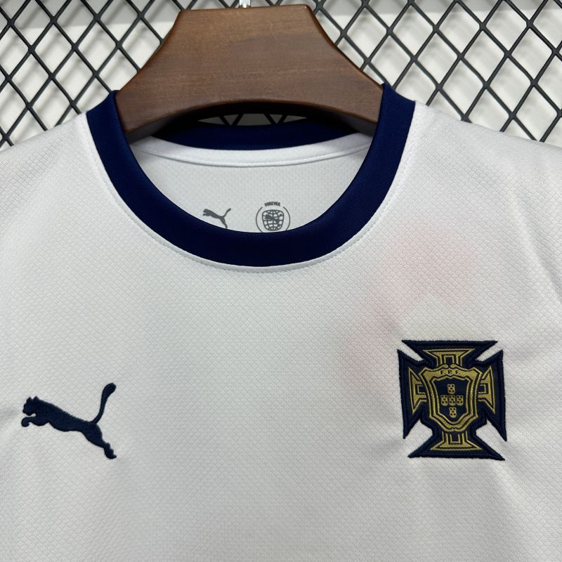 2025/2026 Portugal Training Jersey White Fan Edition Kids Kit