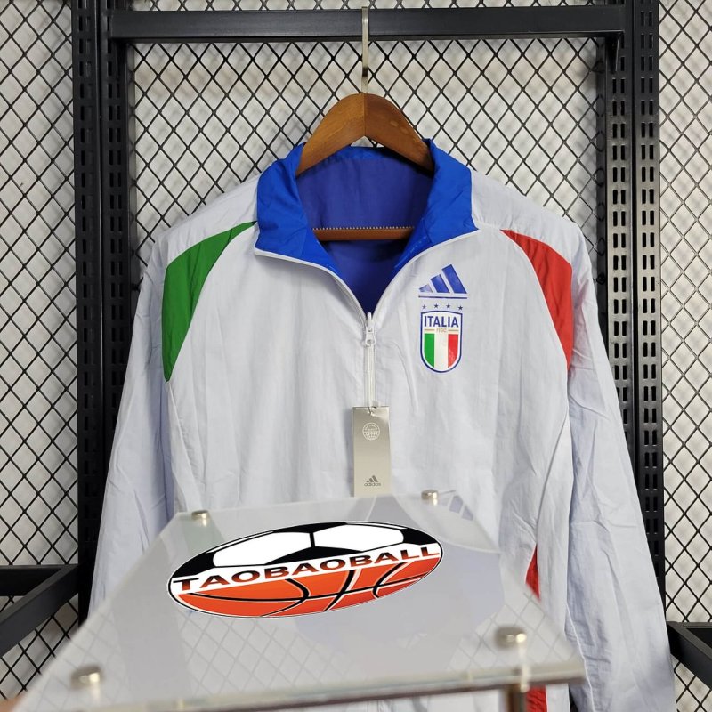 2024 Italy Reversible Windbreaker Football Shirt
