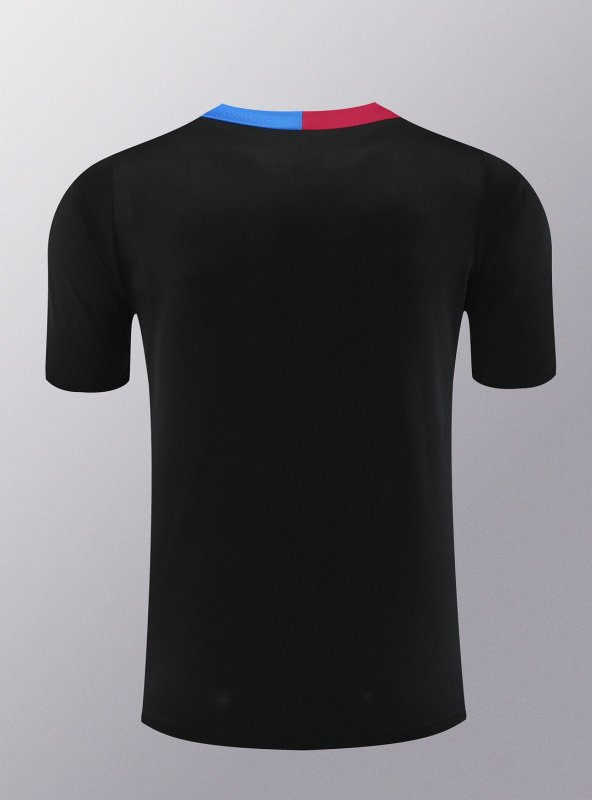 20242025 Barcelona Training Wear Black Suit Shirt