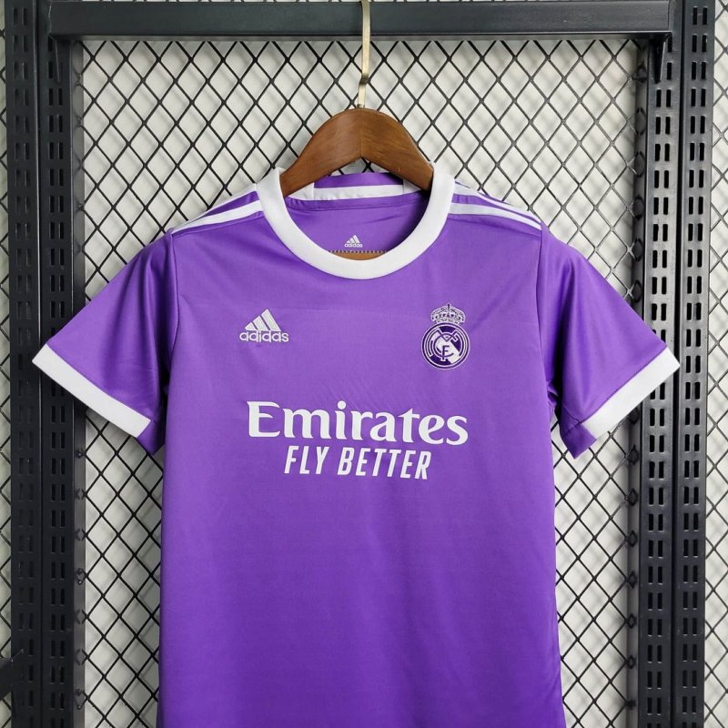 2017/2018 Retro Real Madrid Away Football Shirt Kids Size