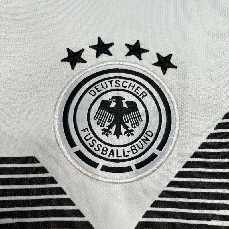 2018 Retro Germany Home Football Shirt