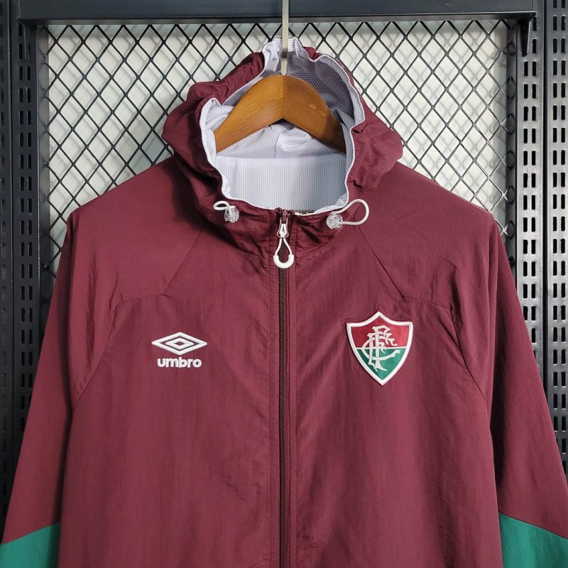 2023/2024 Fluminense Windbreaker Deep Red Football Shirt