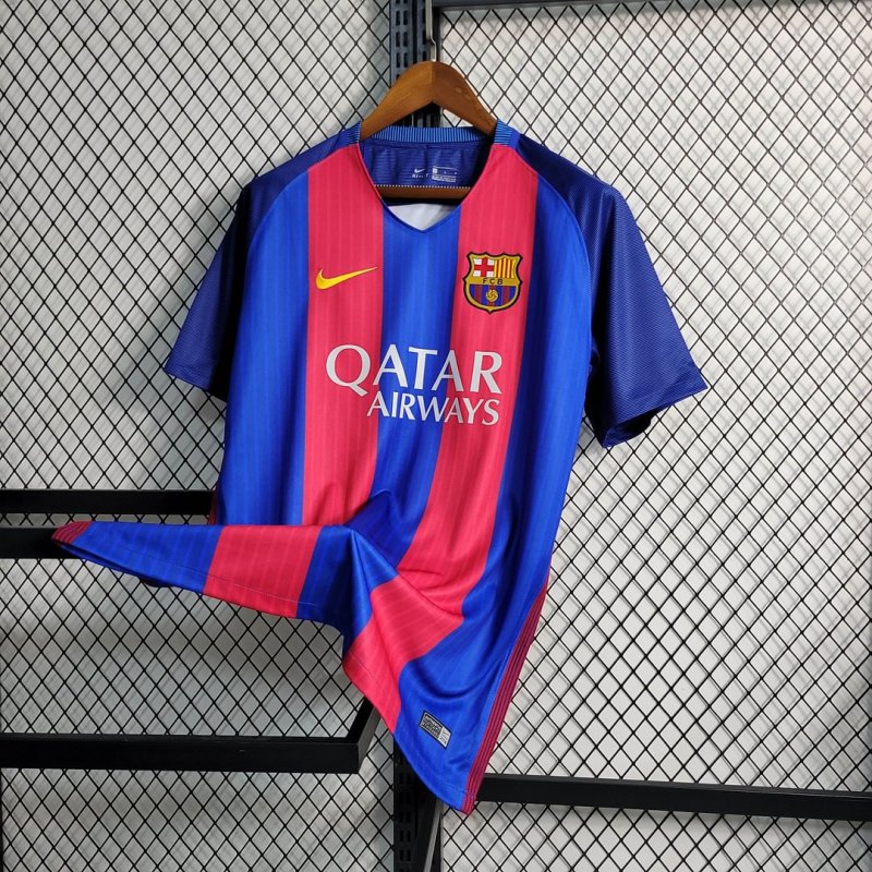 2016/2017 Retro Barcelona Home Football Shirt