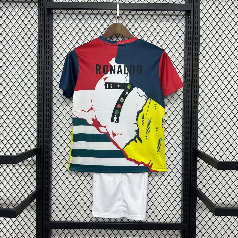 2025/26 Ronaldo #7 special edition jersey kids kit