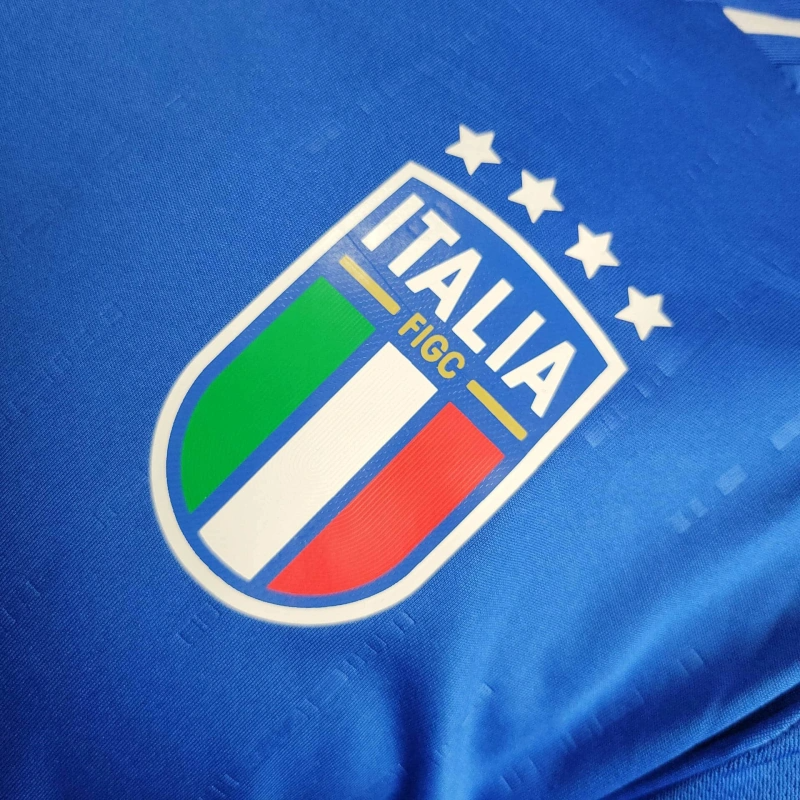 2024 Player Version Long Sleeve Italy Home Football Shirt