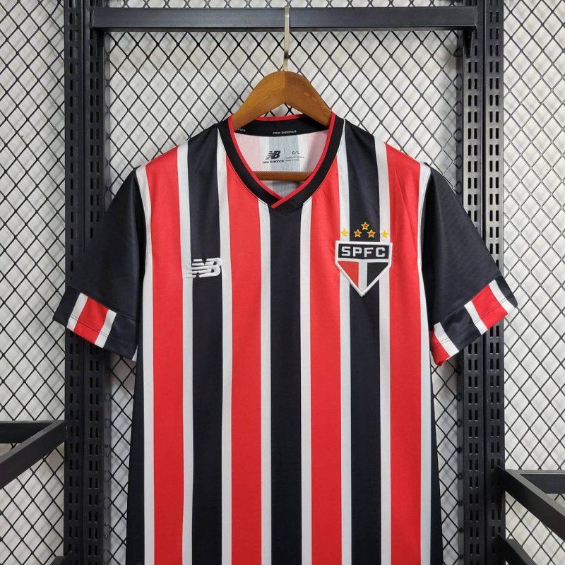 1:1 copy top quality 2024/2025 São Paulo Away Football Shirt