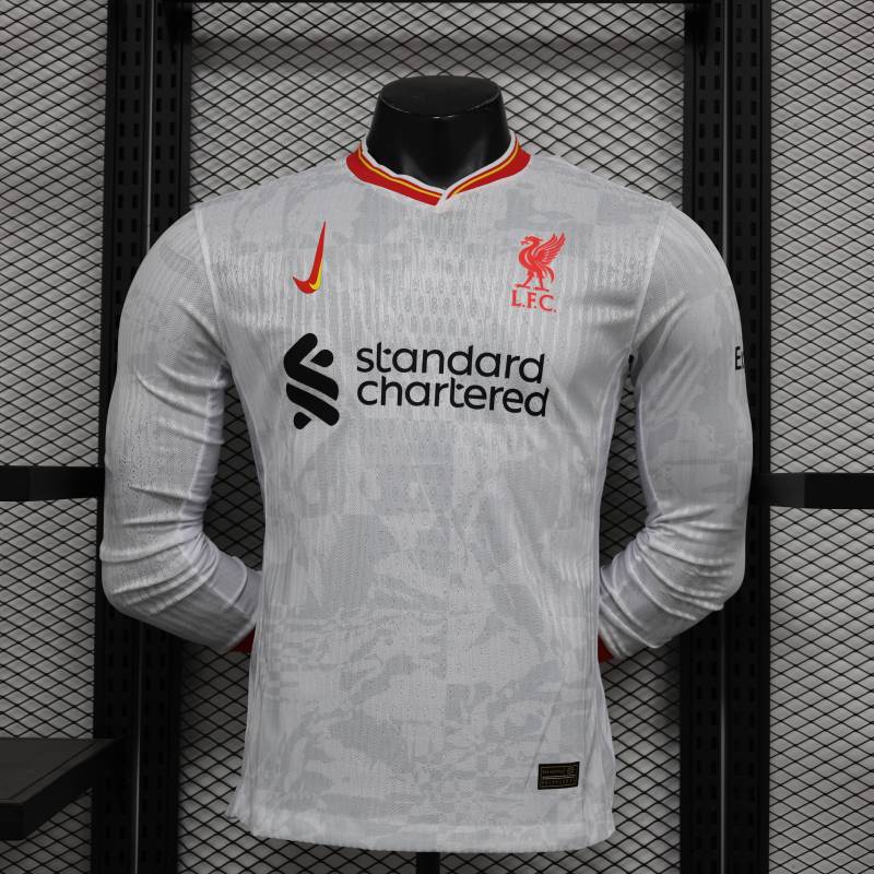 2024/2025 Player Edition Liverpool's second away long sleeve football shirt