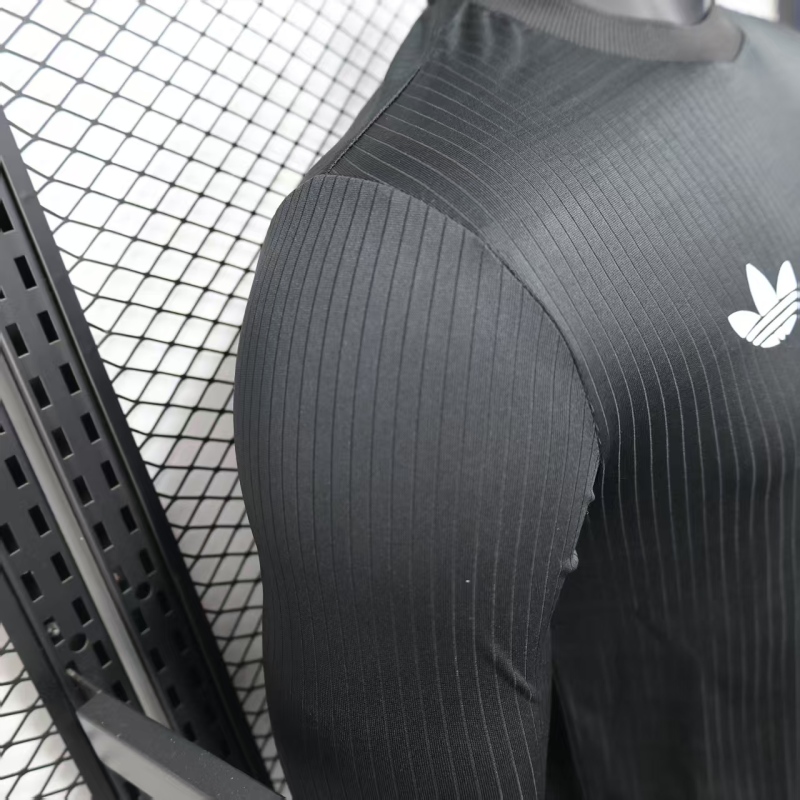 2025/26 Germany Long Sleeve Player Anniversary Edition Black Football Shirt