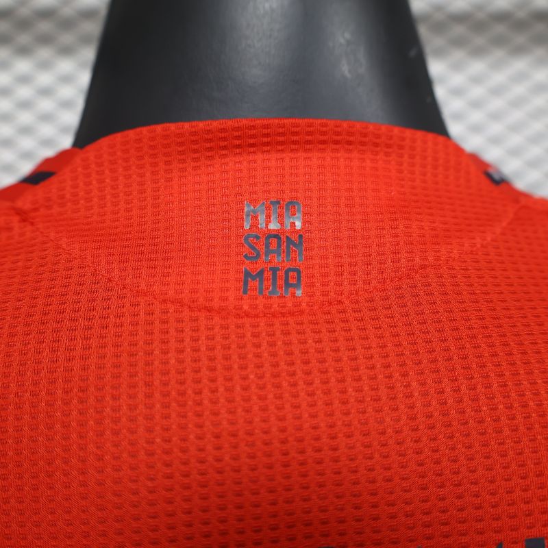 2024/2025 Player Edition FC Bayern Home Long Sleeve Football Jersey