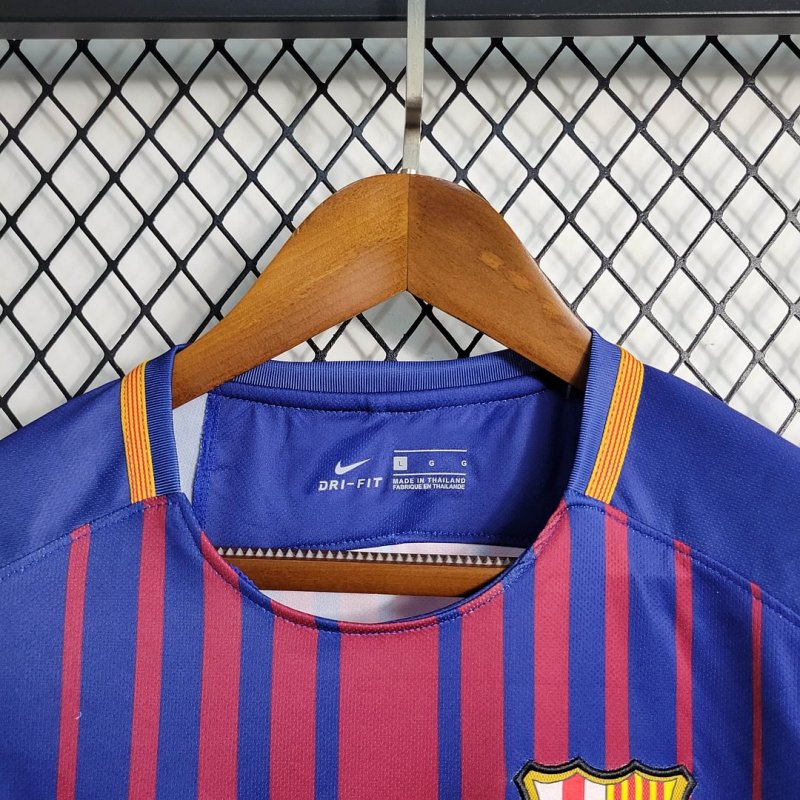 2017/2018 Retro Barcelona Home Football Shirt