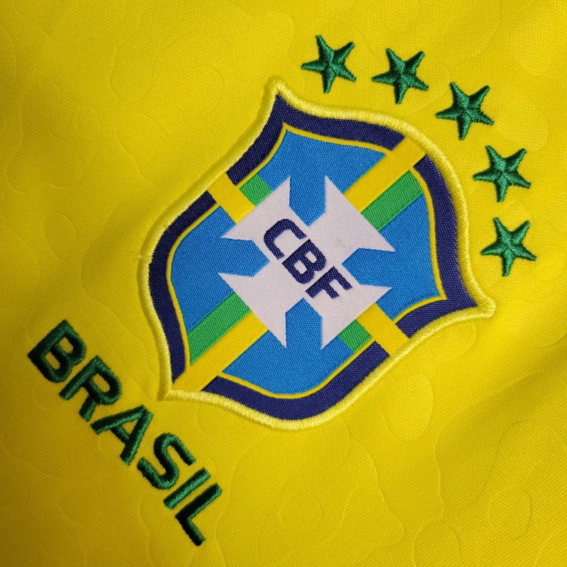 2022 Long Sleeve Brazil Home Football Shirt
