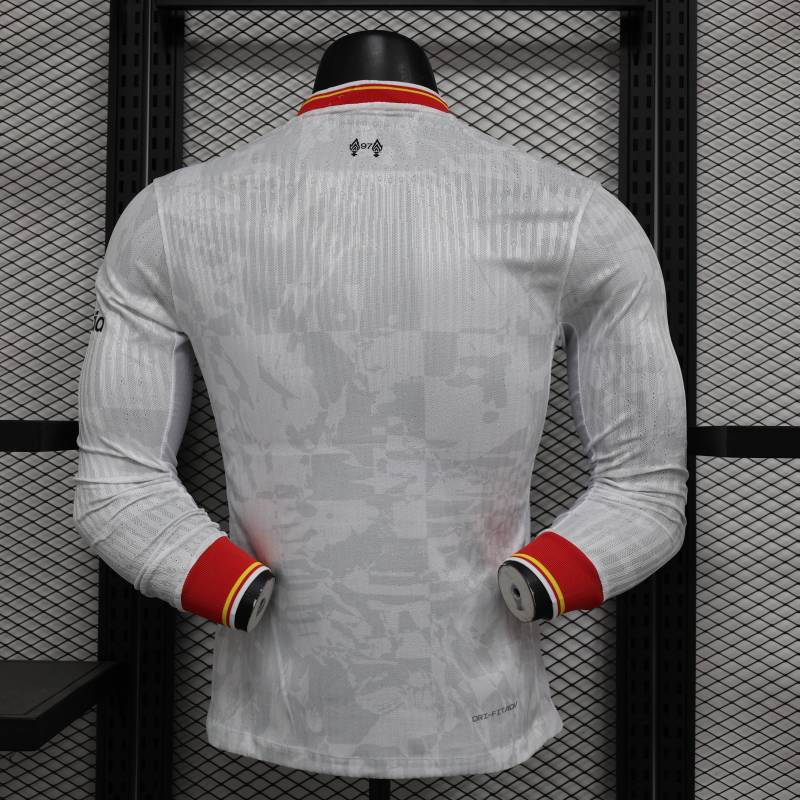 2024/2025 Player Edition Liverpool's second away long sleeve football shirt