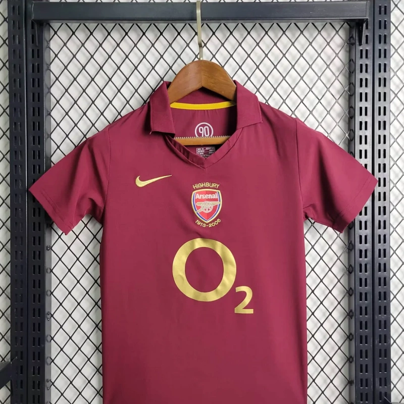 2005/2006 Retro Arsenal Home Football Shirt (Kids' Size)