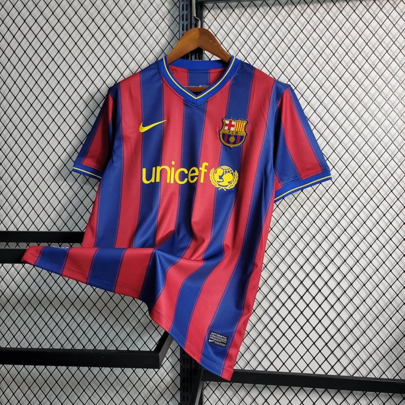 2009/2010 Retro Barcelona Home Football Shirt