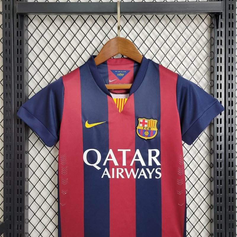 2014/2015 Retro Barcelona Home Football Shirt Kids Size