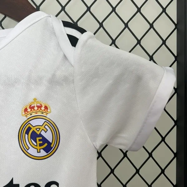 2024/25 Real Madrid Home Baby One-Piece Jersey