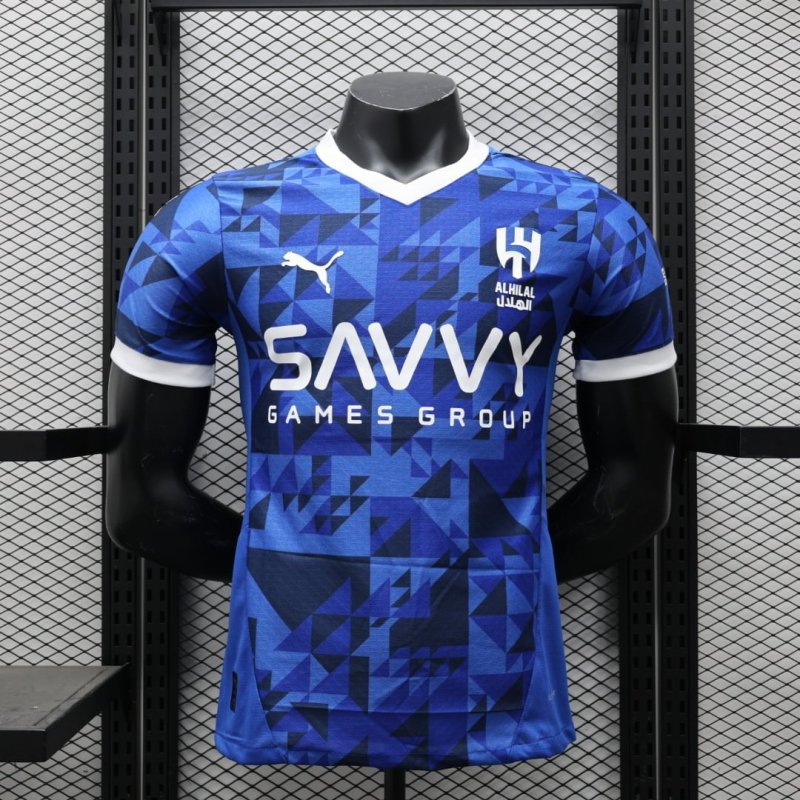 2024/2025 Player Version Al Hilal Home Football Shirt