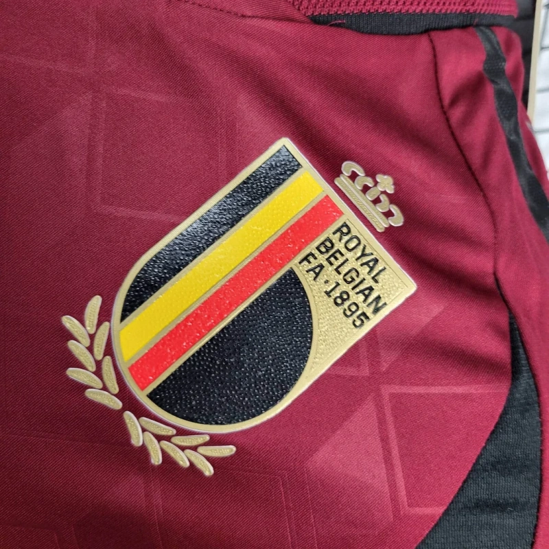 2024 Player Version Belgium Home Football Shirt