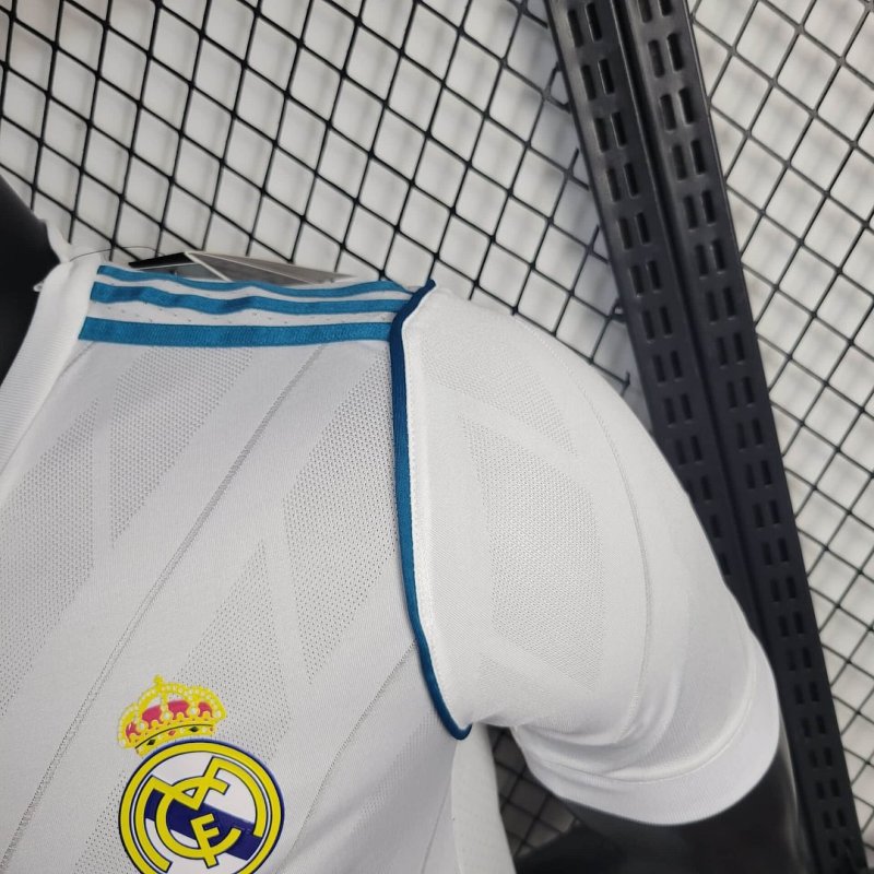 2017/2018 Retro Real Madrid Home Football Shirt