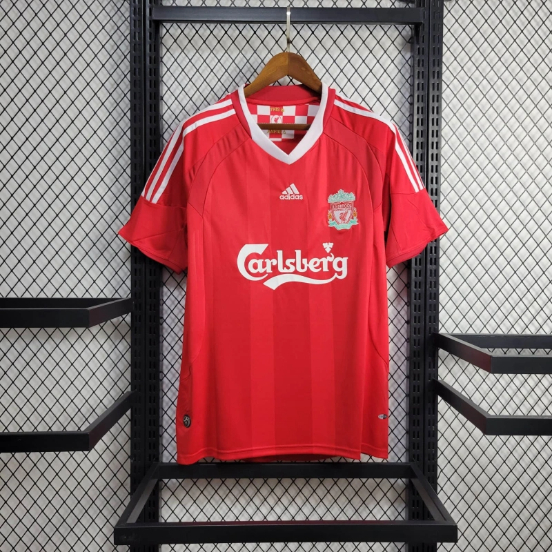 2008/2009 Retro Liverpool Champions League Home Football Shirt
