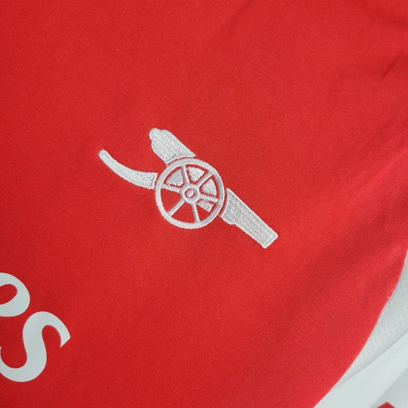 2024/2025 Long-Sleeve Arsenal Home Football Jersey - Kids' Sizes