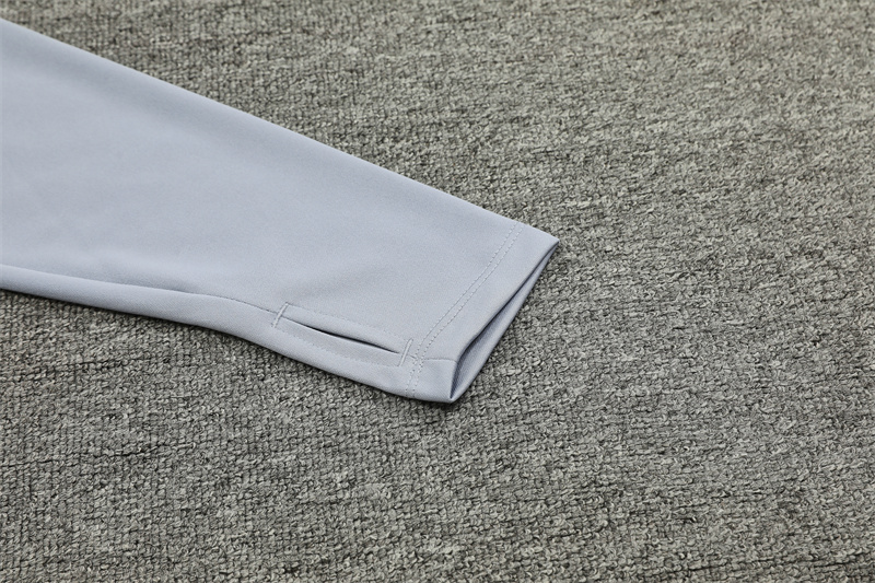 2024/2025 Player Edition AC Pre-Match Shirt Grey Half-zip training suit Football Jersey