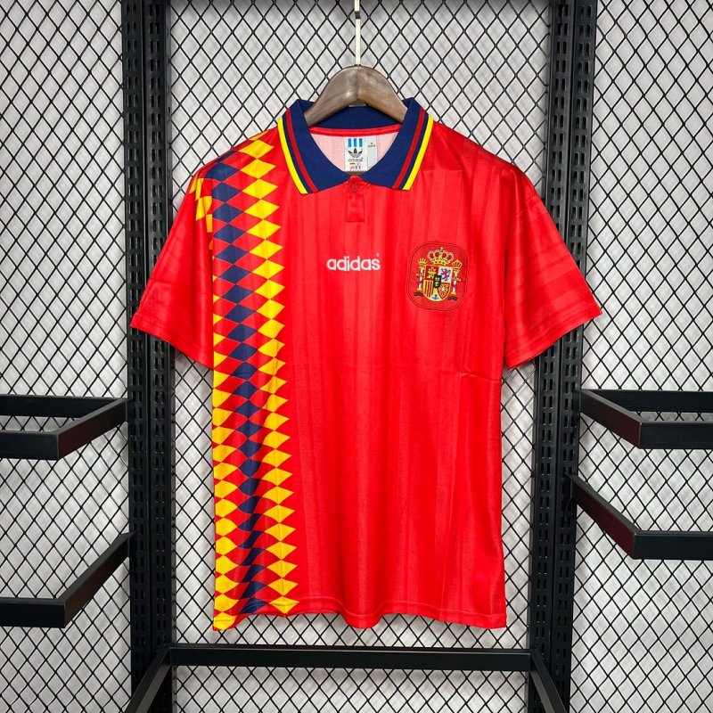 1994 Retro Spain Home Football Shirt