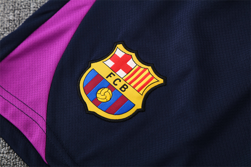 2025/26 Short Sleeve Barcelona Purple Training Suit