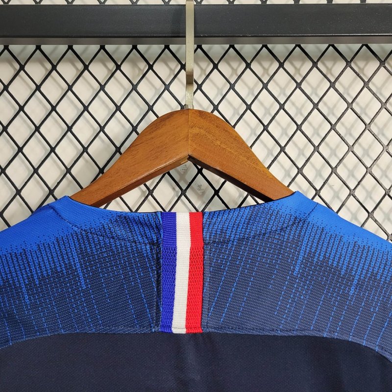 2018 Retro France Home Football Shirt