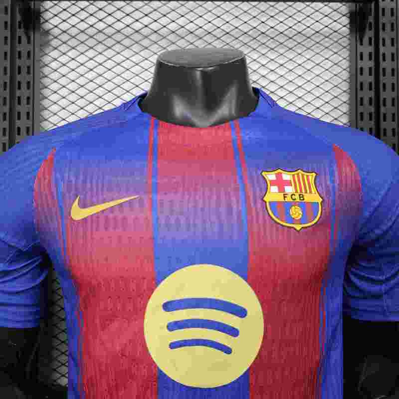 2025/2026 Barcelona Player Edition Home Football Shirt