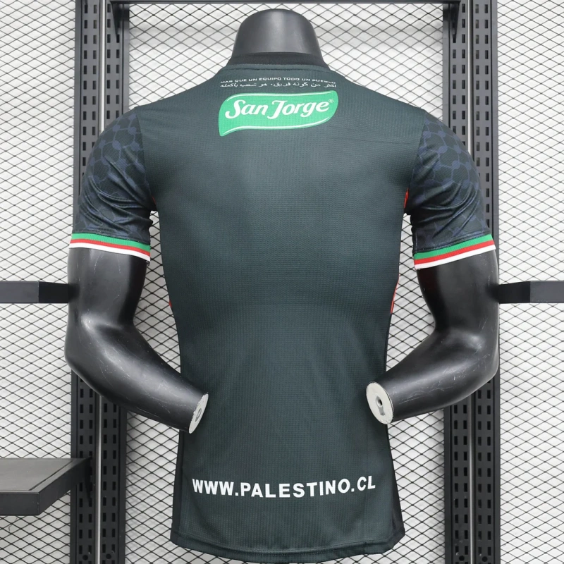2024/2025 Player Version Club Deportivo Palestino Away Football Shirt