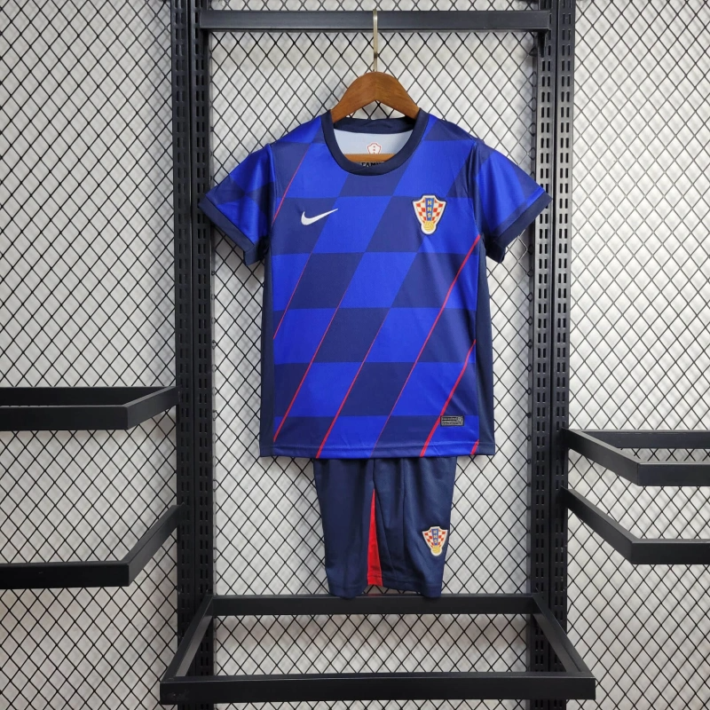 2024 Croatia Away Football Shirt Kids