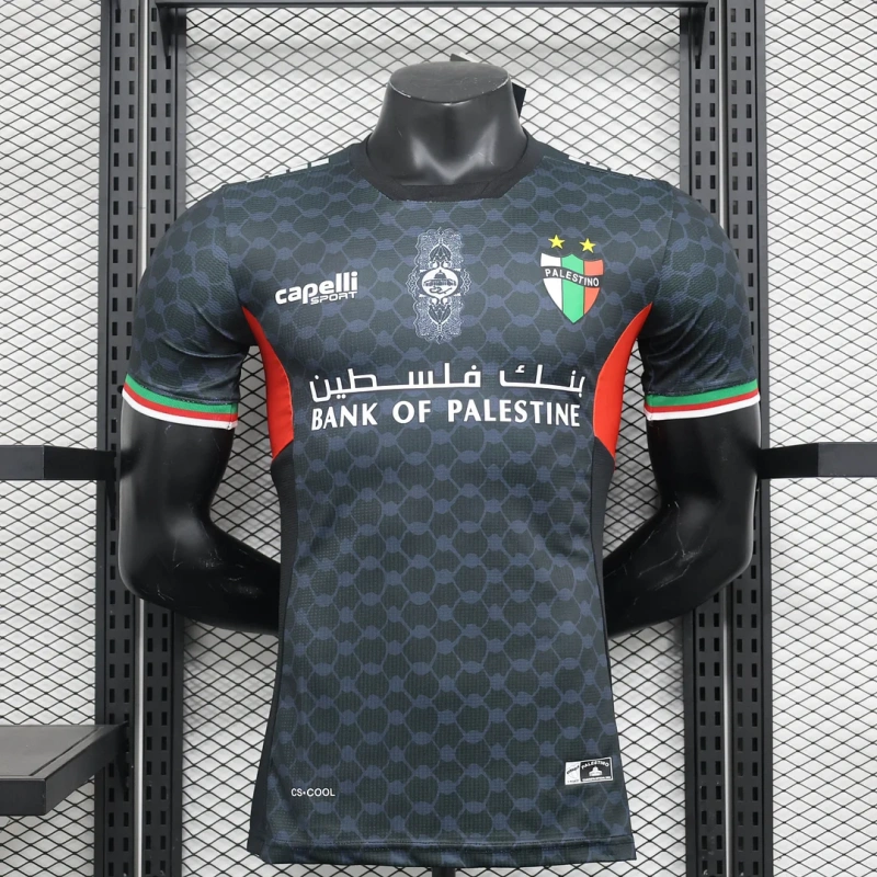 2024/2025 Player Version Club Deportivo Palestino Away Football Shirt