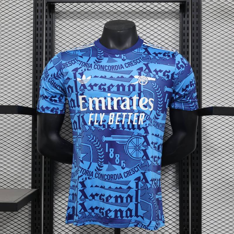 2025/2026 Arsenal Special Edition Blue Football Jersey Shirt