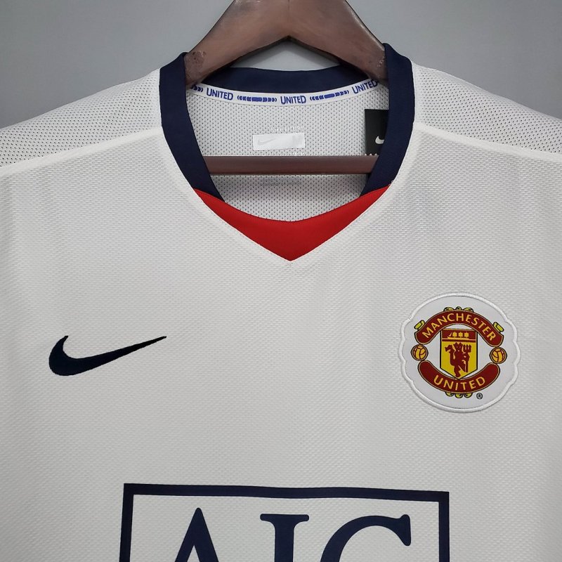 2008/2009 Retro Manchester United League Edition away Football Shirt