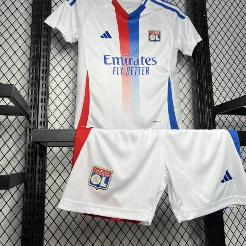 2024/2025 Lyon Home Football Shirt Kids Size