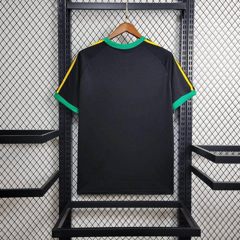 2024 Jamaica Training Wear Black Football Shirt
