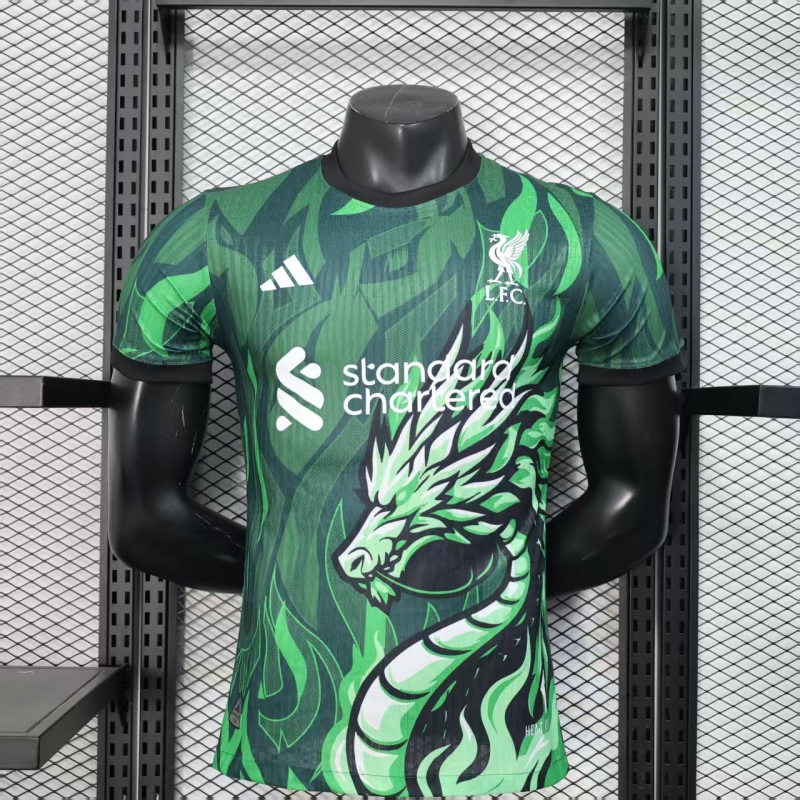 2025/2026 Liverpool FC special edition green football shirt