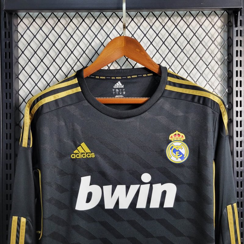 2011/2012 Retro Long Sleeve Real Madrid Away Football Shirt