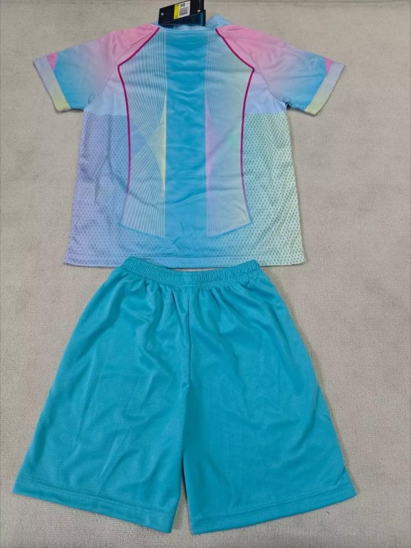 2025/2026 Barcelona Pink Football Jersey (Kids Kit)