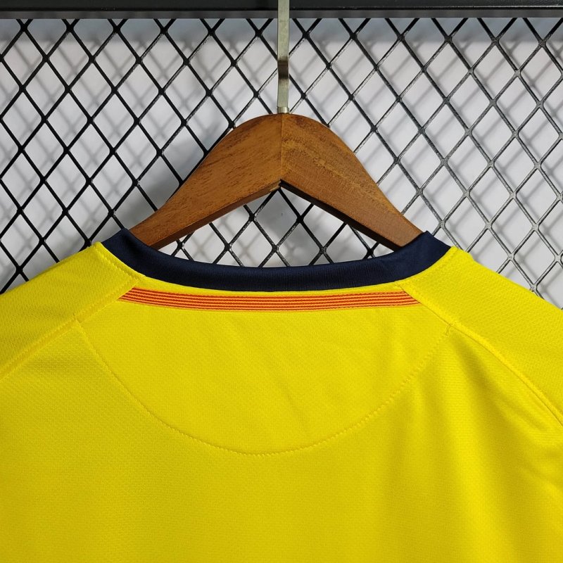 2008/2009 Retro Long Sleeve Barcelona Away Football Shirt