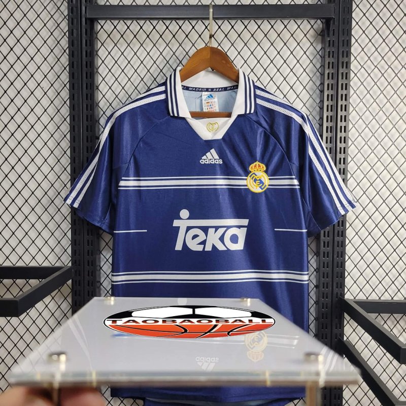 1998/1999 Retro Real Madrid Away Football Shirt