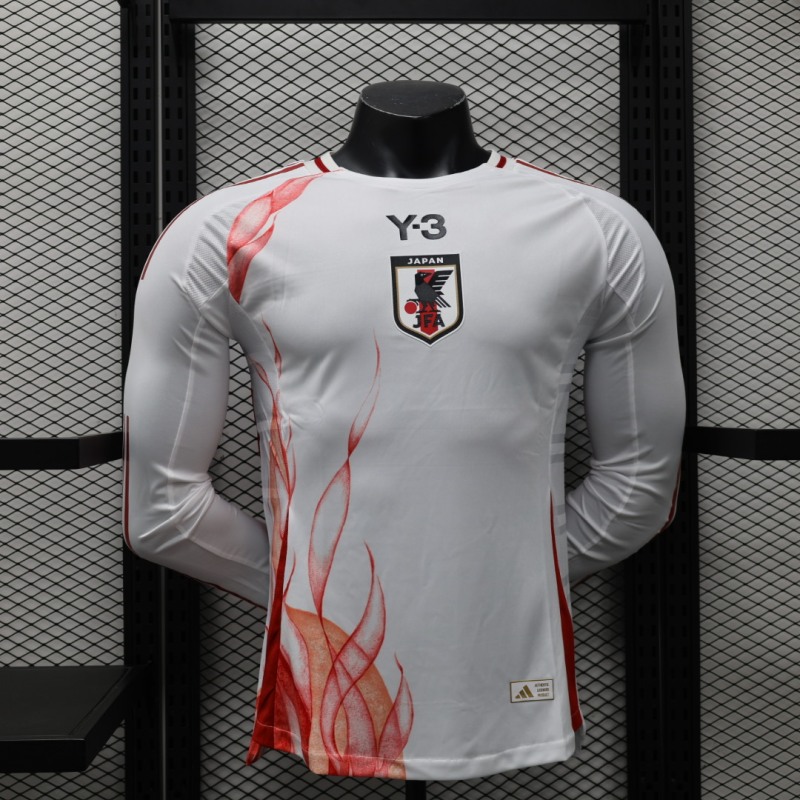 2024/2025 Players Edition Japan Away Long Sleeve Football Jersey
