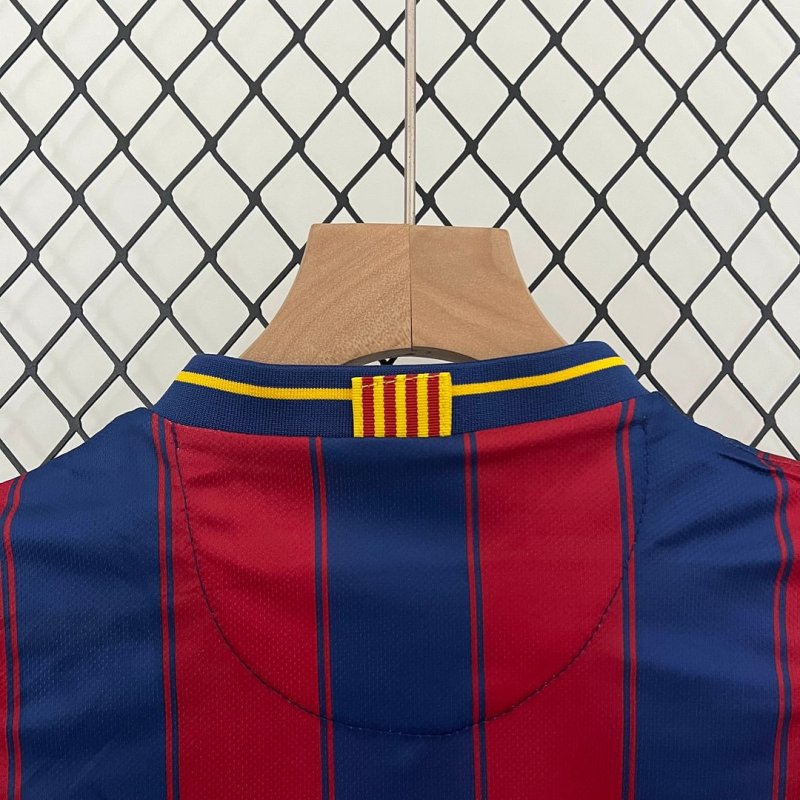 2009/2010 Retro Barcelona Home Football Shirt Kids Size
