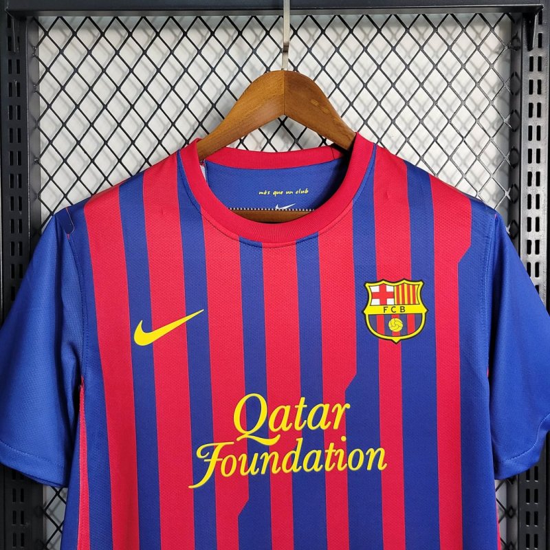 20112012 Retro Barcelona Home Football Shirt