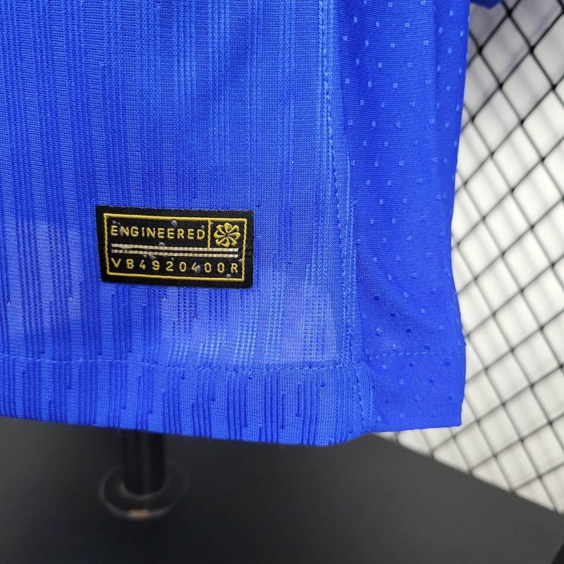 2024 Player Version Long Sleeve France Home Football Shirt