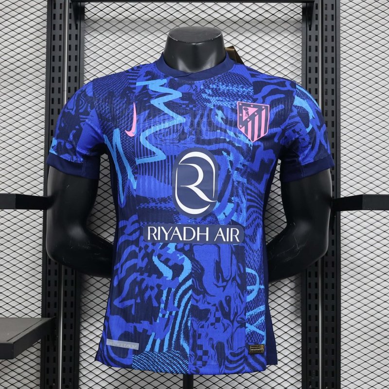 2024/2025 Player Version Atletico Madrid Third Away Football Shirt