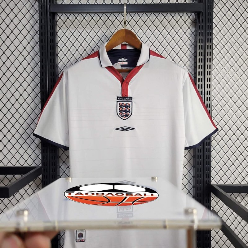 2004 Retro England Home Football Shirt 1:1 Thai Quality
