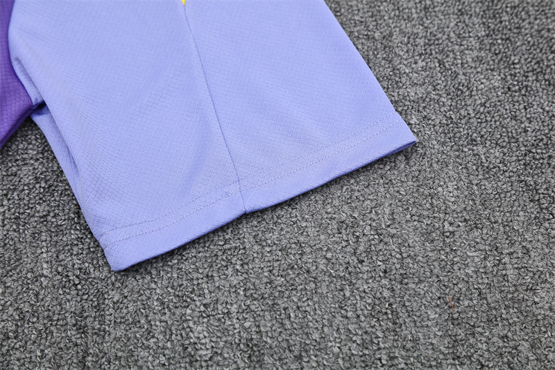 2025/26 Short Sleeve Atletico Madrid Purple Training Suit (child size)