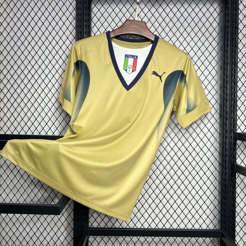 2006 Retro Italy Goalkeeper Football Shirt